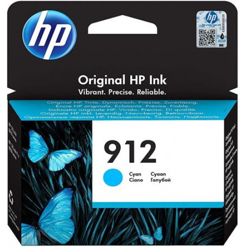 Hp 3YL77AE Tintapatron Officejet 8023 All-in-One nyomtatókhoz 912 cián 315 oldal