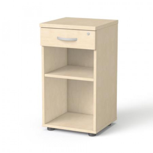 Mayah Szekrény asztalmagas fiókos nyitott polcos Freedom SV-14 juhar