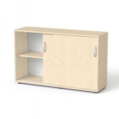 Mayah Szekrény 2 rendező magas tolóajtós polcos Freedom SV-12 juhar