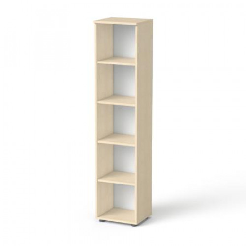 Mayah Szekrény 5 rendező magas nyitott polcos keskeny Freedom SV-03 juhar