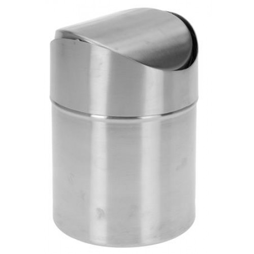 Szemetes rozsdamentes acél asztali 12x16cm