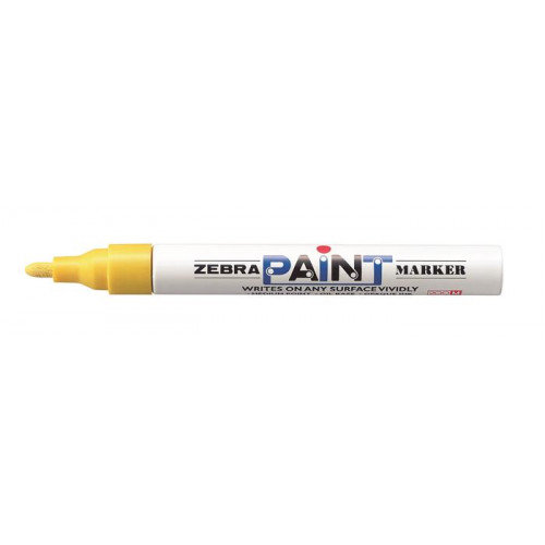 Zebra Lakkmarker 3mm Paint marker sárga