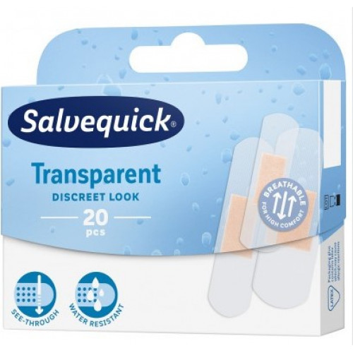 Salvequick Sebtapasz átlátszó 20db Transparent