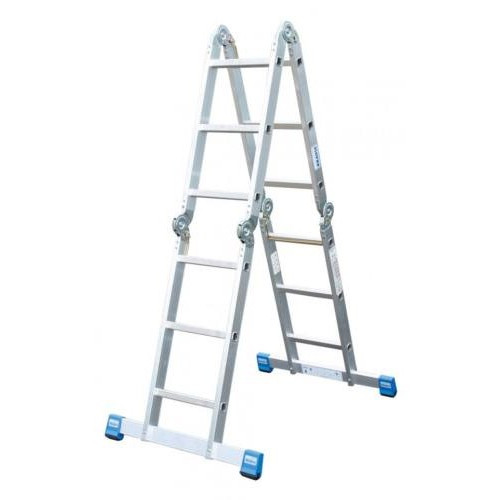 Krause Csuklós létra univerzális 4x4 lépcsőfok alumínium Stabilo Professional 123503