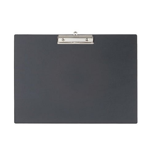 Felírótábla FEKVŐ A3 csipesz a hosszanti oldalon PVC bevonat, fekete