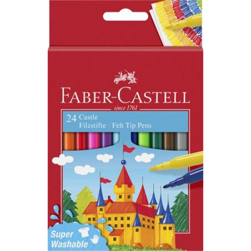 Faber-Castell Filctoll készlet 24 különböző szín