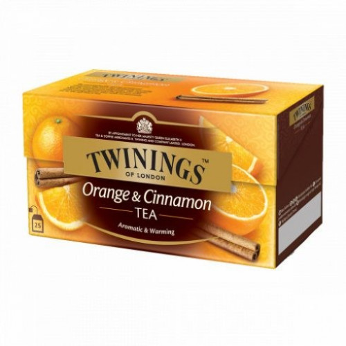 Twinings Fekete tea 25x2g Narancs Fahéj
