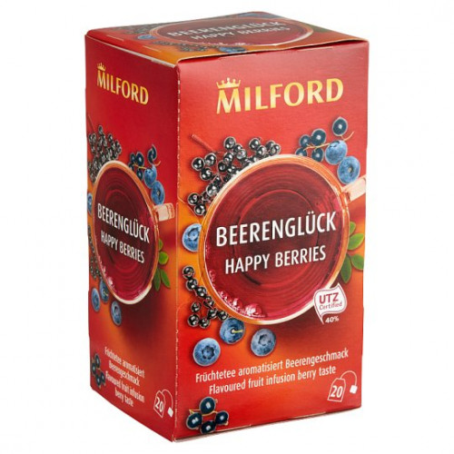 Milford Gyümölcstea 20x2,5g Bogyósgyümölcs ízű