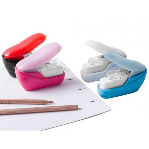 Plus Japan Tüzőgép és lyukasztó speciális kapocs nélküli kék