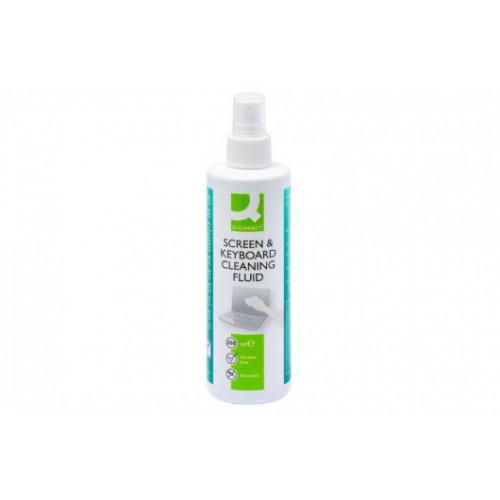 Q-Connect Tisztítófolyadék képernyőhöz pumpás 250ml