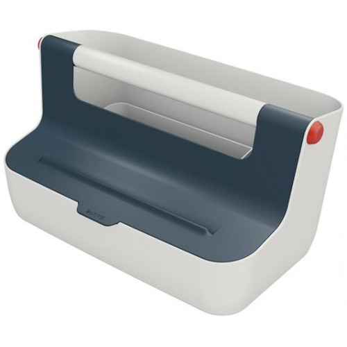 Leitz Tárolódoboz mobil fogantyúval Cosy bársony szürke