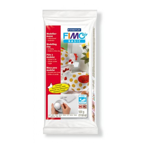 Fimo Gyurma 500g levegőre száradó Air Basic fehér