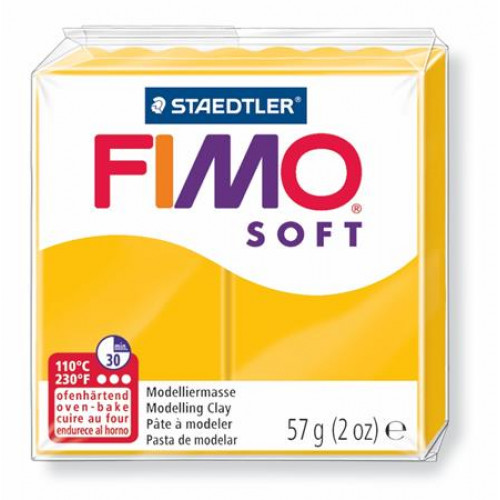 Fimo Gyurma 57g égethető Soft napsárga