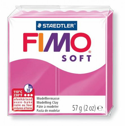 Fimo Gyurma 57g égethető Soft málna