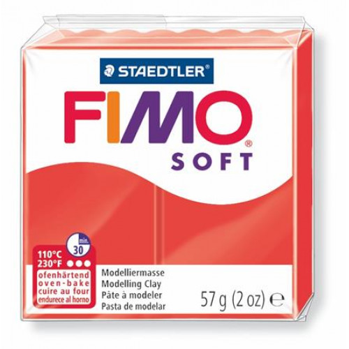 Fimo Gyurma 57g égethető Soft indián piros