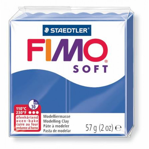 Fimo Gyurma 57g égethető Soft fényes kék