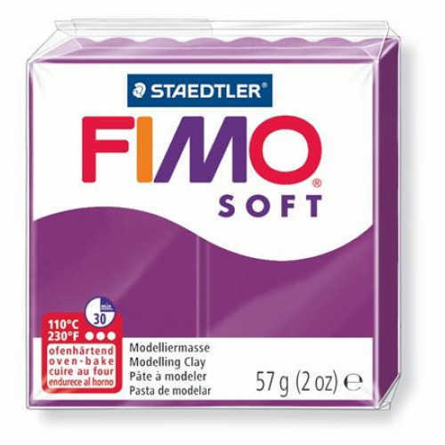 Fimo Gyurma 57g égethető Soft bíborlila