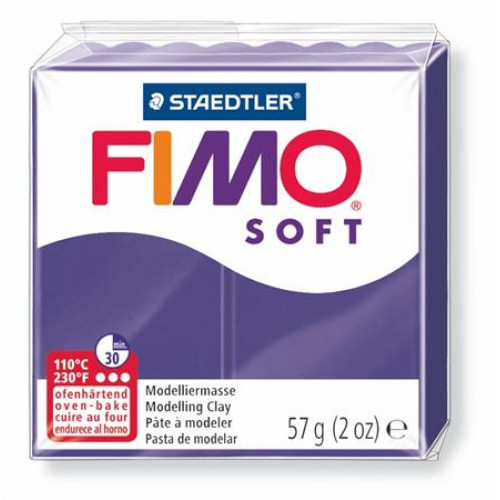 Fimo Gyurma 57g égethető Soft szilva