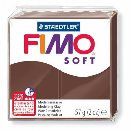 Fimo Gyurma 57g égethető Soft csokoládé