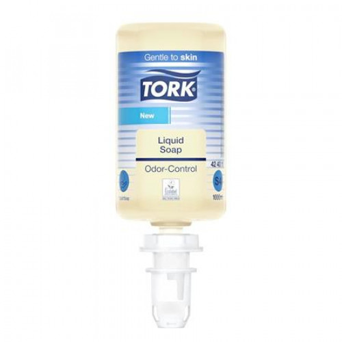 Tork Folyékony szappan 1l S4 rendszer Premium szagsemlegesítő átlátszó (424011)