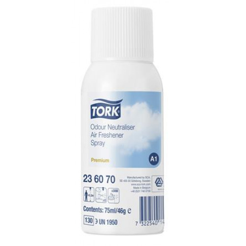 Tork Légfrissítő spray szagsemlegesítő 75ml A1 rendszer átlátszó (236070)