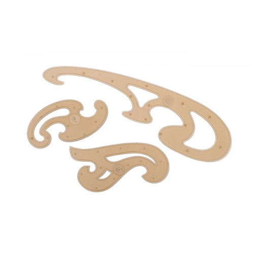 Koh-I-Noor Görbevonalzó készlet műanyag