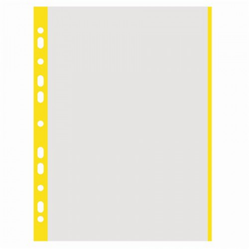 Donau Genotherm lefűzhető színes szélű A4 40 mikron narancsos felület sárga