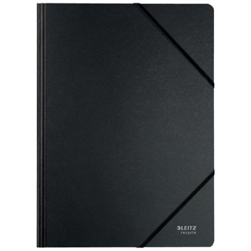 Leitz Gumis mappa karton A4 Recycle fekete