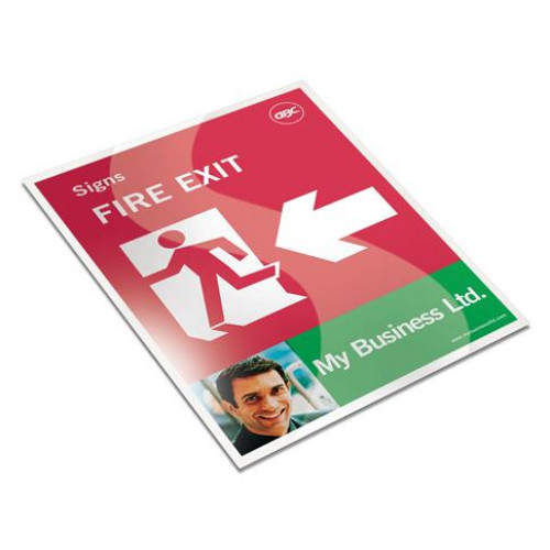 Gbc Meleglamináló fólia 125 mikron A5 fényes öntapadó Peel n Stick