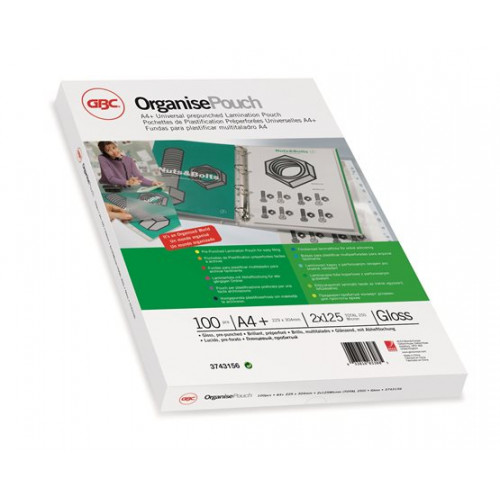 Gbc Meleglamináló fólia 125 mikron A4 fényes lefűzhető