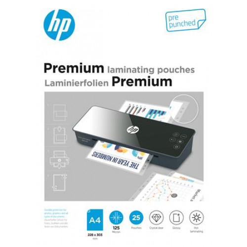 HP Meleglamináló fólia 125 mikron A4 fényes 25db Premium