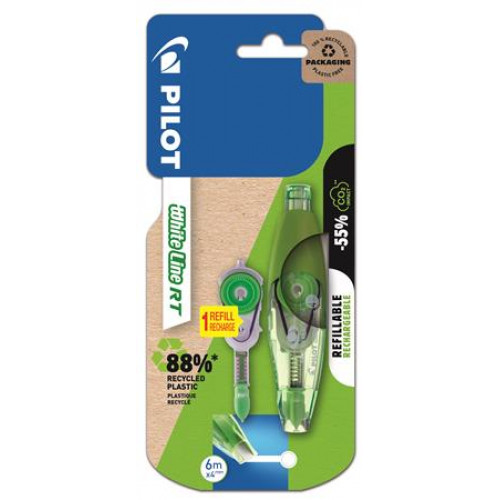 Pilot Hibajavító roller 4mmx6m Whiteline RT + betét