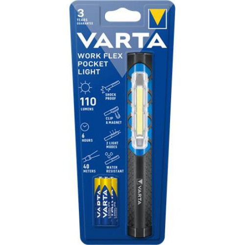 Varta Elemlámpa LED 3xAAA Work flex