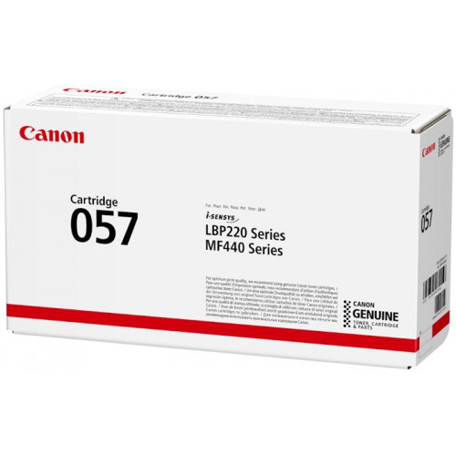 Canon CRG-057 Lézertoner LBP 223DW MF445DNWF nyomtatóhoz fekete 3,1k