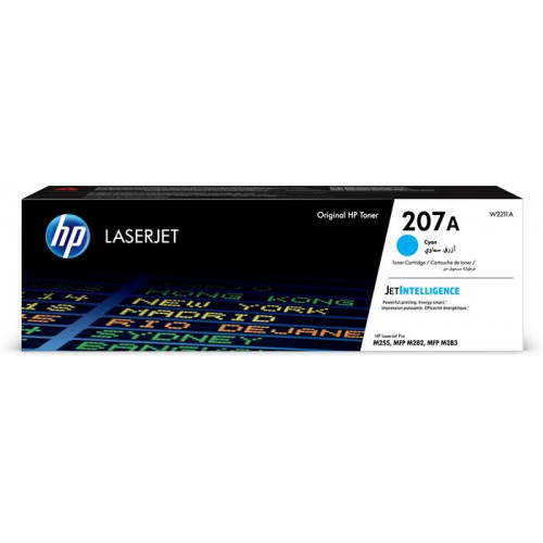 HP W2211A Lézertoner Color LaserJet Pro M182N M183FW nyomtatókhoz 207A cián 1,25k