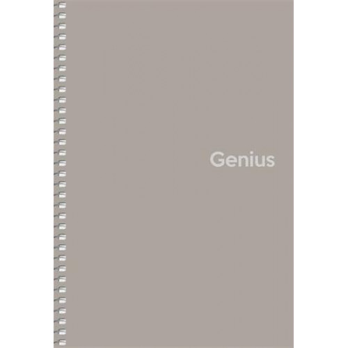 Shkolyaryk Spirálfüzet kockás A5 80lap PP borító Genius vegyes