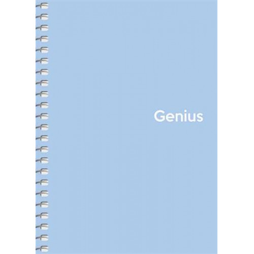 Shkolyaryk Spirálfüzet kockás A6 80lap PP borító Genius Pastel vegyes