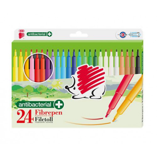 Ico Filctoll készlet 1mm antibakteriális Süni 300 24 különböző szín