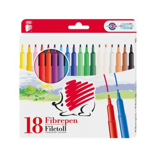 Ico Filctoll készlet 1mm Süni 300 18 különböző szín