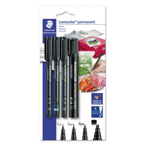 Staedtler Alkoholos marker készlet 60 4 különböző vastagság fekete