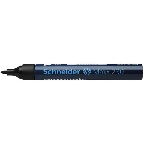 Schneider Alkoholos marker 1-3mm fémházas Maxx 230 fekete
