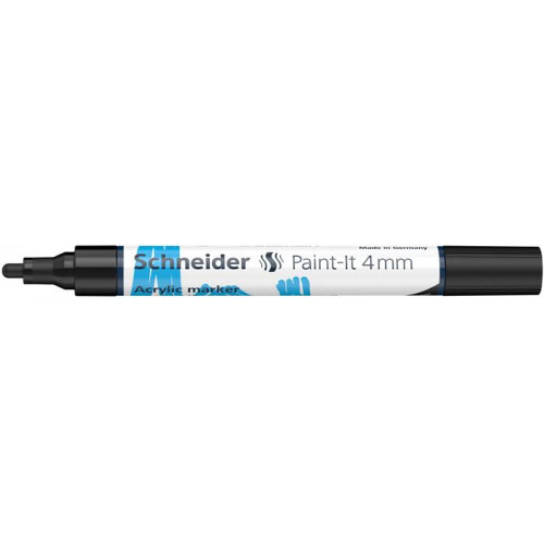 Schneider Akril marker 4mm Paint-It 320 fekete