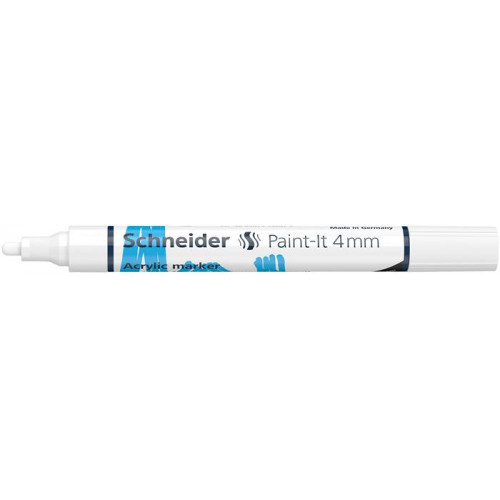 Schneider Akril marker 4mm Paint-It 320 fehér