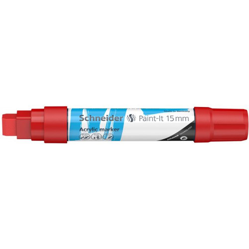Schneider Akril marker 15mm Paint-It 330 piros