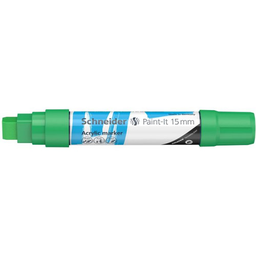 Schneider Akril marker 15mm Paint-It 330 zöld