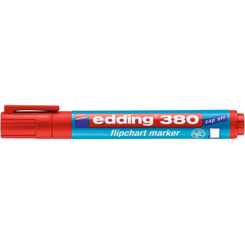 Edding Flipchart marker 1,5-3mm kúpos 380 piros