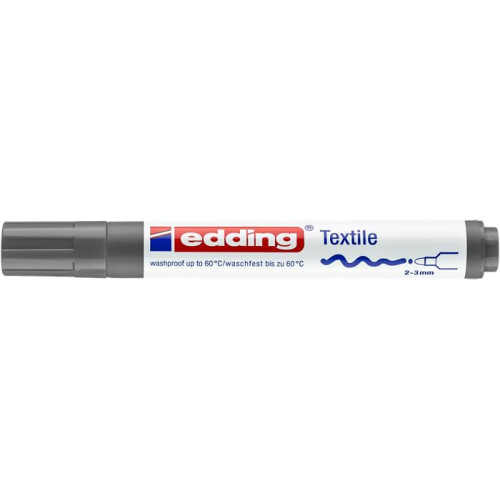 Edding Textilmarker 2-3mm kúpos 4500 szürke