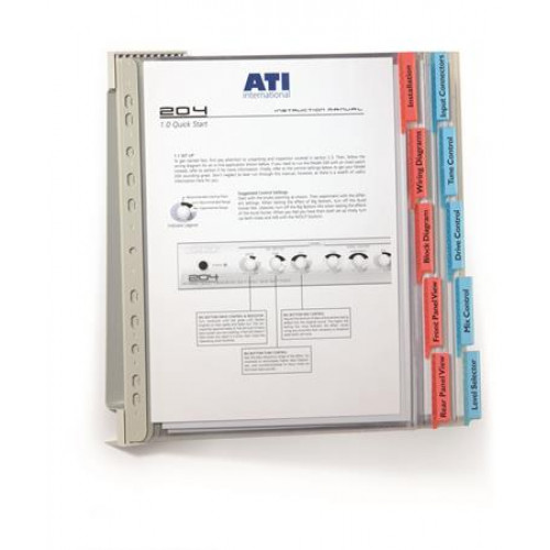 Durable Bemutatótábla tartó fali 10db bemutatótáblával Function Wall 10 vegyes szín