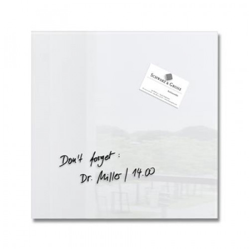 Sigel Mágneses üvegtábla 30x30cm Artverum fehér