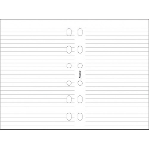 Filofax Kalendárium betét jegyzetlap personal méret vonalas fehér